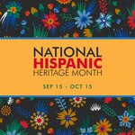 Graphic recognizing National Hispanic Heritage Month. (U.S. Navy graphic by Taylor Curry)
