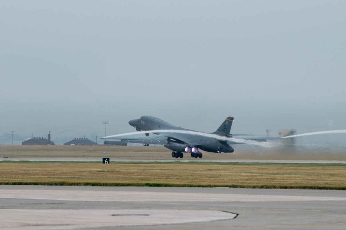 B-1B Lancers U.S. Navy Live-Fire Mine Exercise