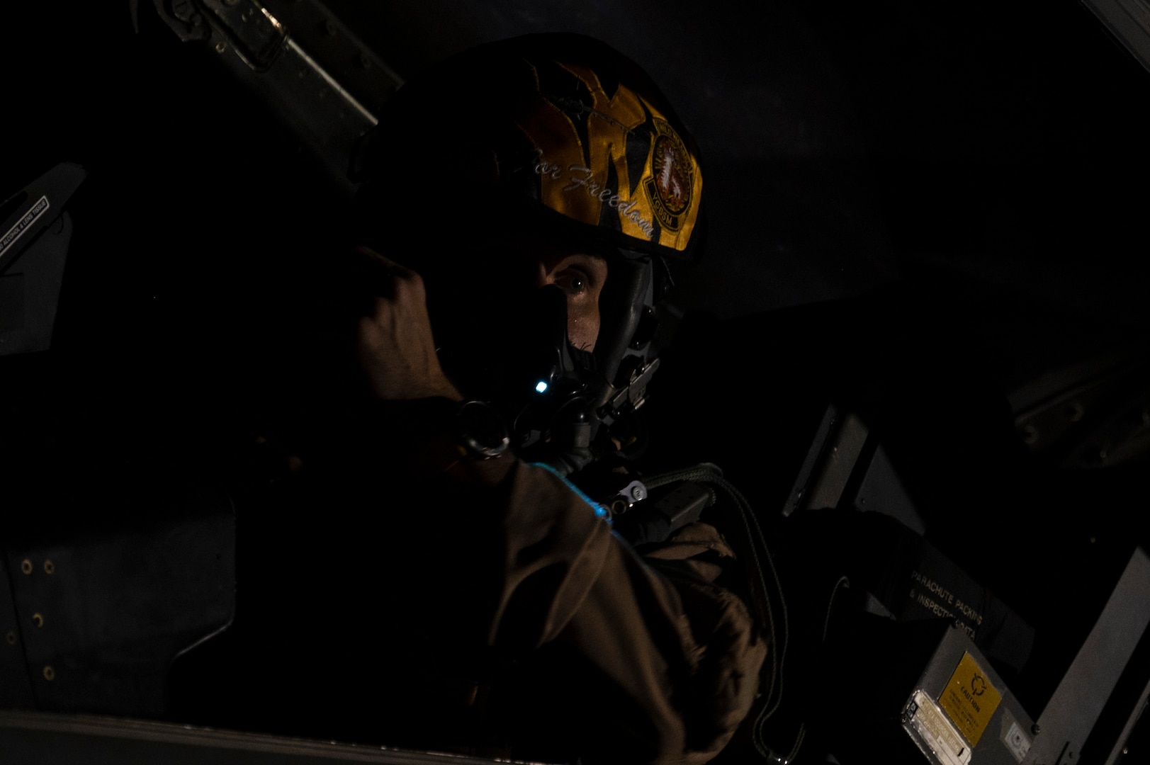 U.S. Air Force Lt. Col. Daniel Trueblood, 79th Expeditionary Fighter Squadron commander, prepares a F-16CM Fighting Falcon for departure during Operation Agile Spartan III at an undisclosed location, September 6, 2022. In order for pilots from the 79th EFS to depart and demonstrate vital Agile Combat Employment capabilities from a dispersed location, Airmen from Ali Al Salem Air Base, Kuwait and Prince Sultan Air Base, Kingdom of Saudi Arabia, rapidly deployed, testing its logistics and operational capabilities. These actions reflect the ACE paradigm, which is to proactively and reactively execute an operational scheme of maneuver within threat timelines in order to increase survivability while simultaneously generating combat power. (U.S. Air Force photo by Staff Sgt. Dalton Williams)
