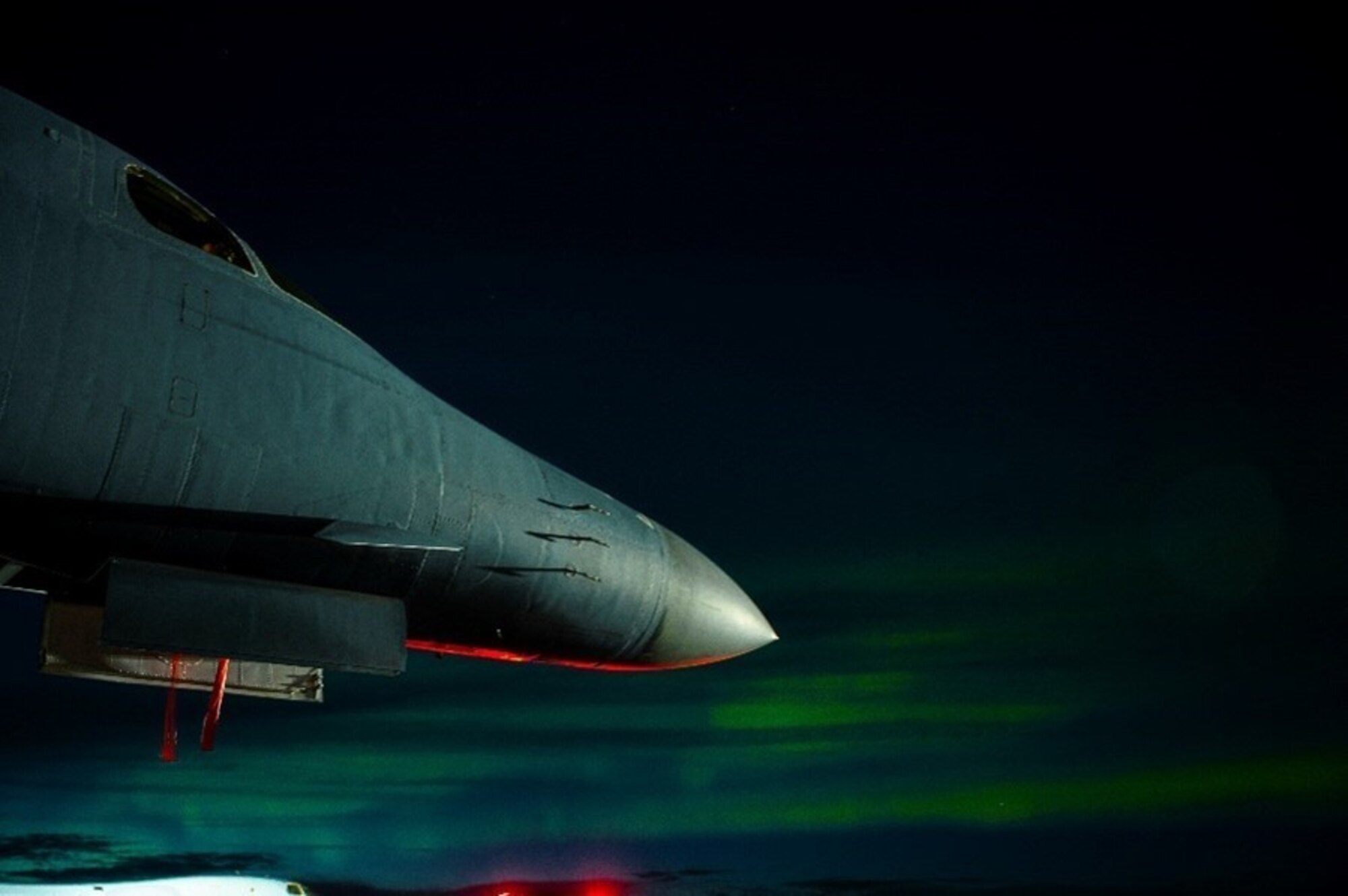 A B-1B Lancer assigned to the 7th Bomb Wing at Dyess Air Force Base, Texas, sits on the flightline at Eielson AFB, Alaska, during the Baked Alaskan exercise, Sept. 9, 2022. One of the key objectives of this mission was to operationalize the Agile Combat Employment concept by sending Dyess Airmen to a different region. It also employed Multi Capable Airman construct, where Airmen were tasked with fulfilling multiple duties outside of their traditional Air Force Specialty Code on the flightline. (U.S. Air Force photo by Senior Airman Colin Hollowell)