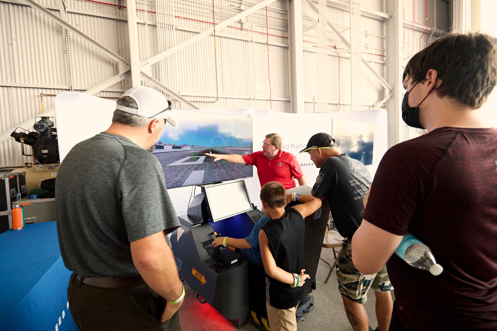 Photo of more than 6,000 visitors at the open house hosted by the Vermont Air and Army National Guard, where military aviation, equipment, vehicles, munitions and flight simulators were on display, along with a career fair, musical performances and police dog demonstrations, at the Vermont Air National Guard Base, South Burlington, Vermont, Sept. 11, 2022.