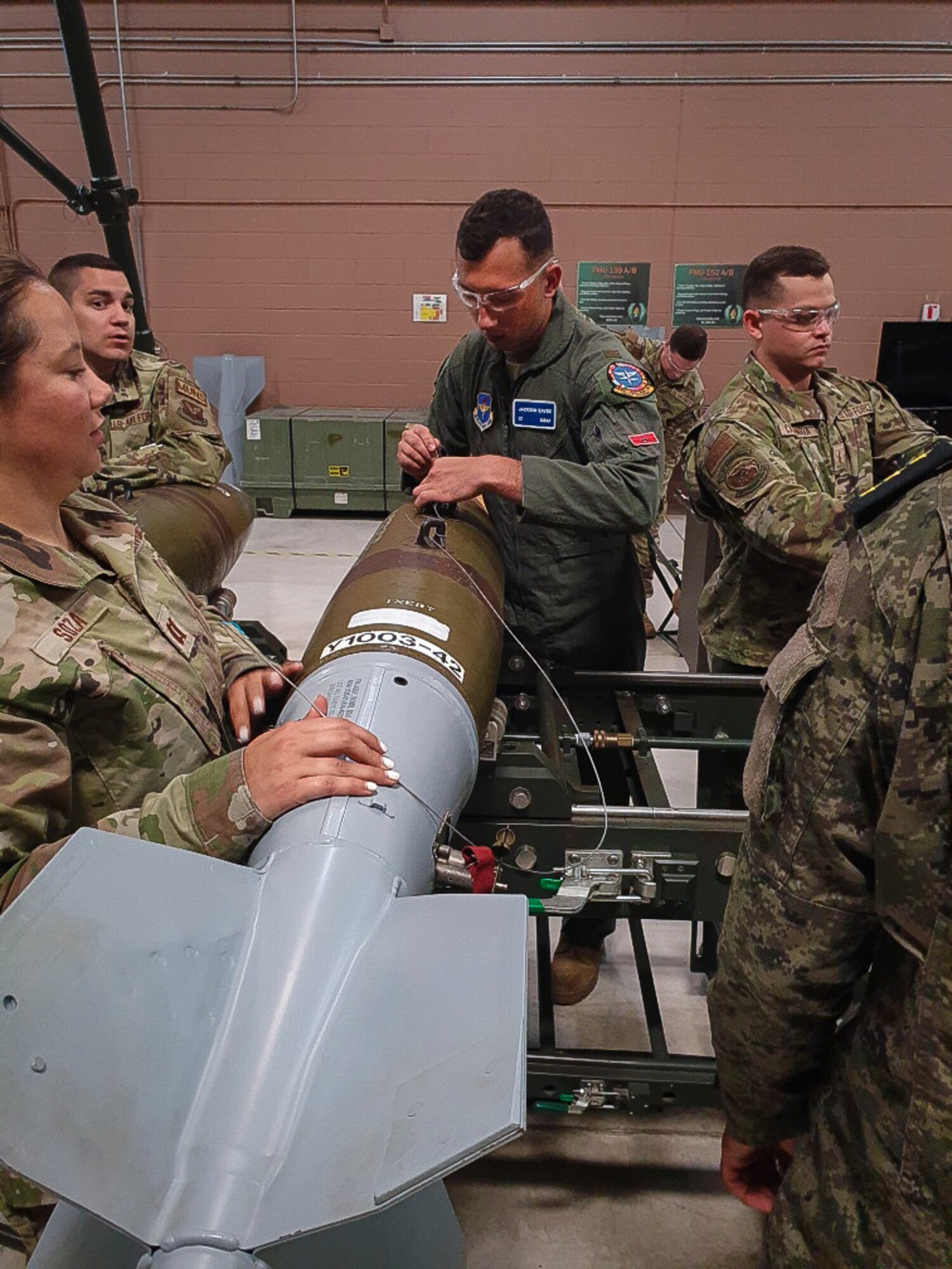 2nd Lt. Jackson Eaves attends Conventional Munitions Maintenance Officer Course