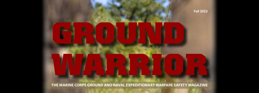Website banner promoting Ground Warrior magazine (Fall 2022) Click image to read magazine
