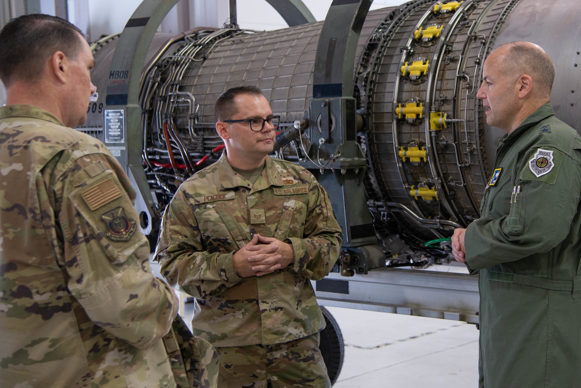 An image from visit, by the deputy director, Air National Guard, to the 177th Fighter Wing, New Jersey Air National Guard.