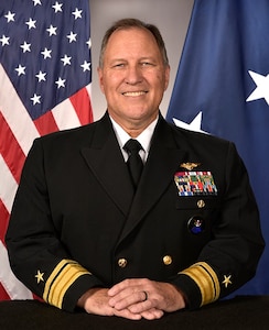 Official Photo of Rear Admiral Will Pennington, U.S. Space Command chief of staff.