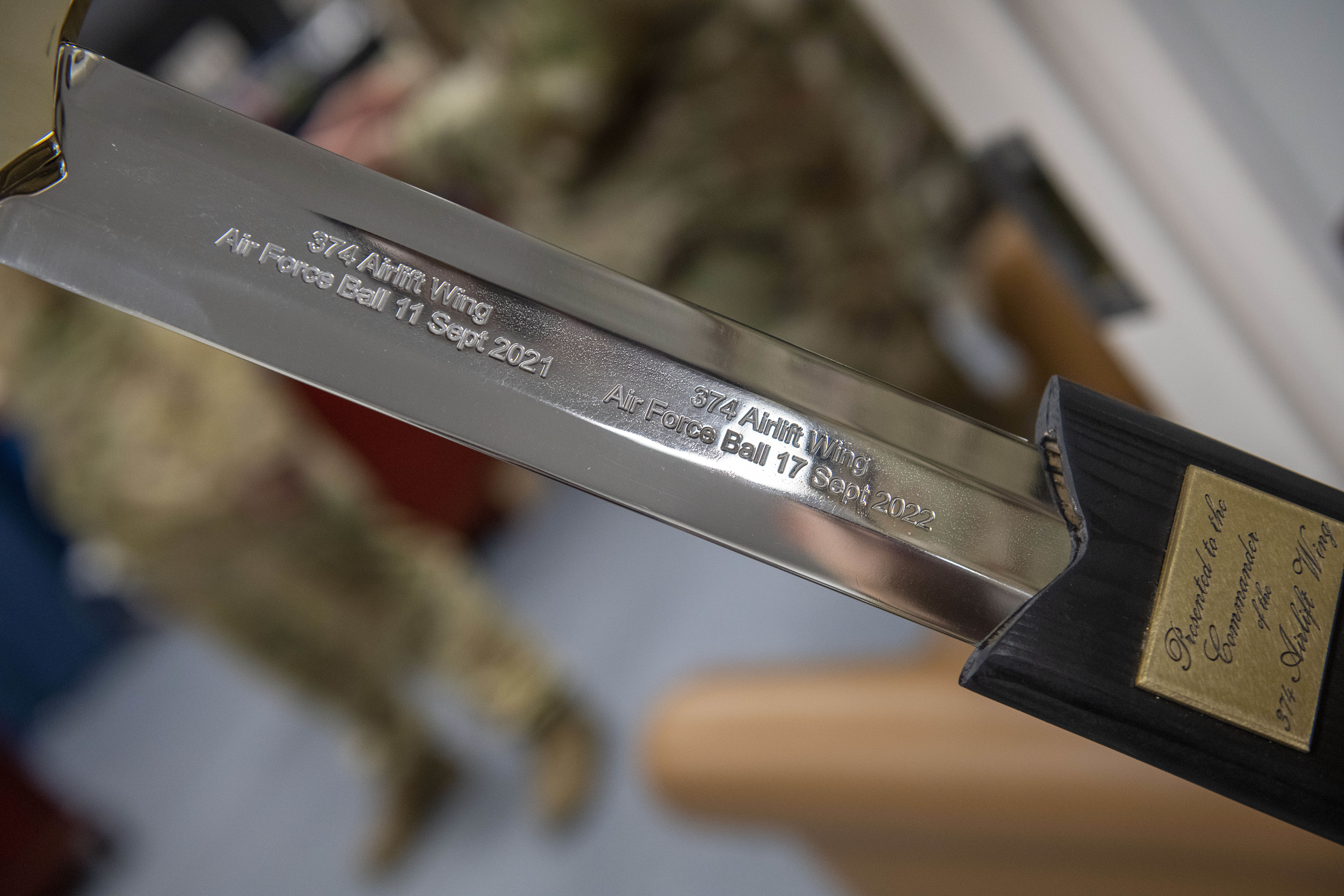 Forged In History: 374th MXS Airman yields new ceremonial Forged In History: 374th MXS Airman yields new ceremonial