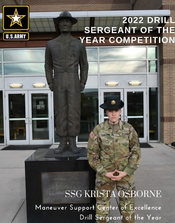 Competing for title of U.S. Army Drill Sergeant of the Year