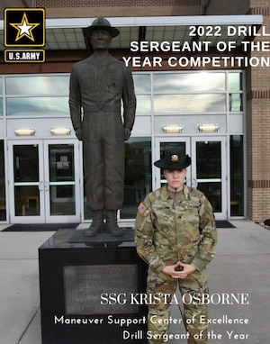 Competing for title of U.S. Army Drill Sergeant of the Year