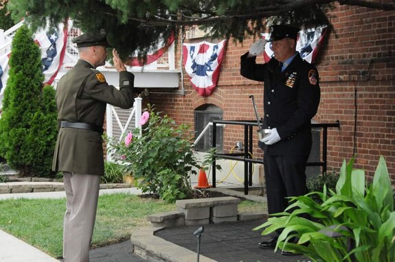 MG Faulk at Fort Totten 9/11 Remembrance