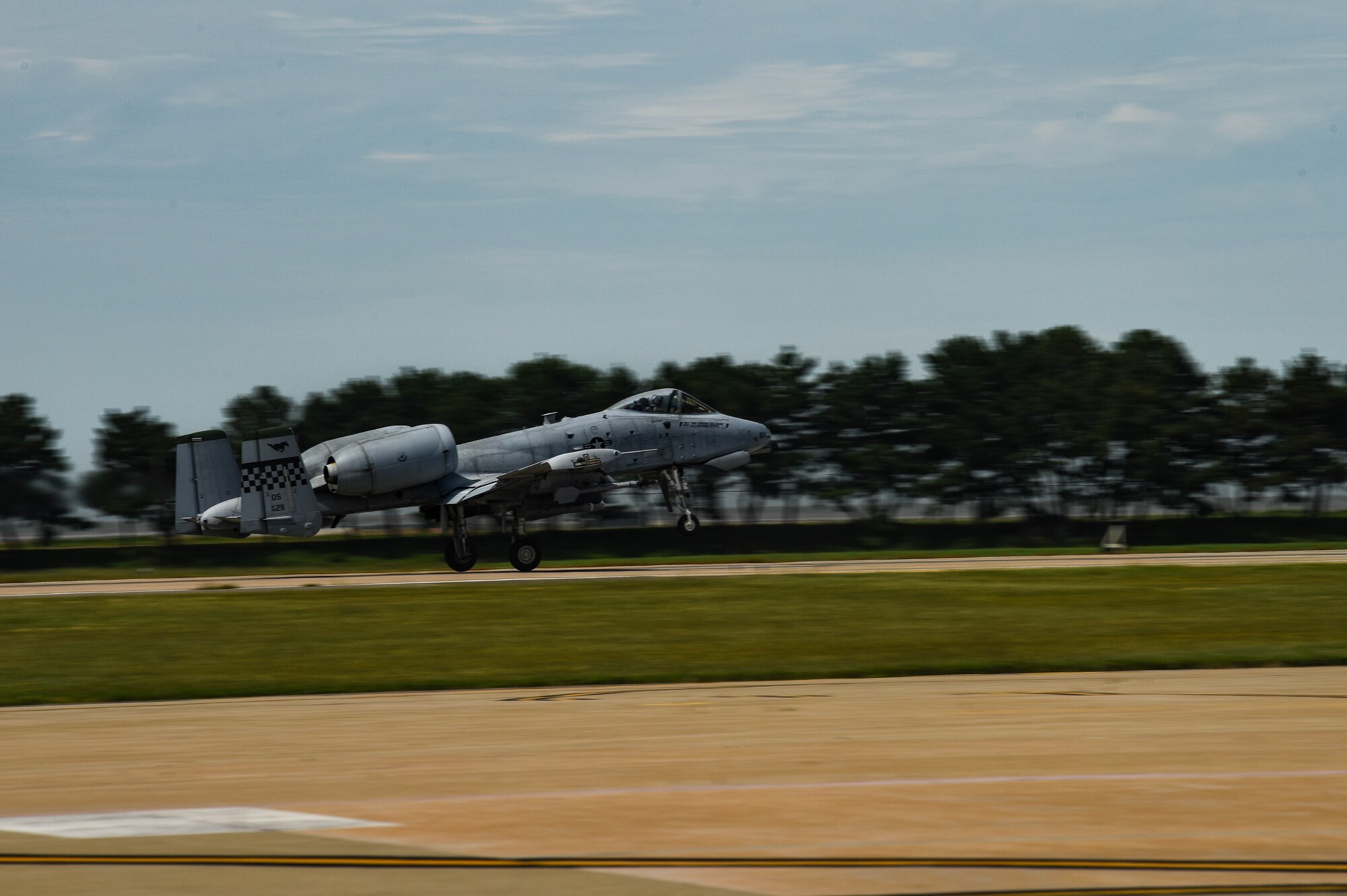 An A-10 Thunderbolt II assigned to the 25th Fighter Squadron (FS) takes off during a training event at Kunsan Air Base, Republic of Korea (ROK), Sept. 15, 2022. The 25th FS is assigned to the 51st Fighter Wing, Osan AB, ROK. (U.S. Air Force photo by Tech. Sgt. Timothy Dischinat)