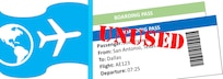 graphic for unused travel tickets