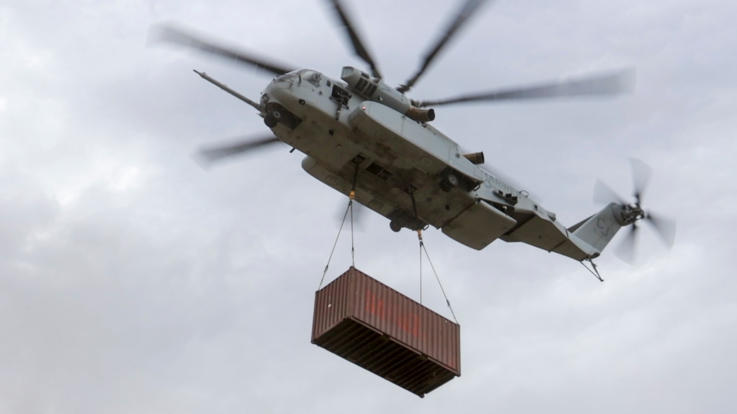 This was the first time the Marine Corps deployed the King Stallion in an exercise. HMH-461 is a subordinate unit of 2nd Marine Aircraft Wing, the aviation combat element of II Marine Expeditionary Force. (U.S. Marine Corps photo by Cpl. Adam Henke)