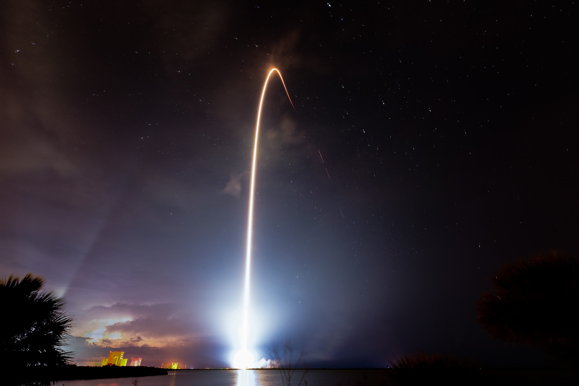Falcon 9 rocket launched into space
