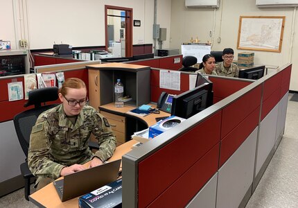 A U.S. Army Reserve Soldier from the 401st Medical Logistics Company, based in Michigan, trains alongside personnel at the U.S. Army Medical Materiel Center-Korea in August during Ulchi Freedom Shield, a joint training operation with Korean forces.