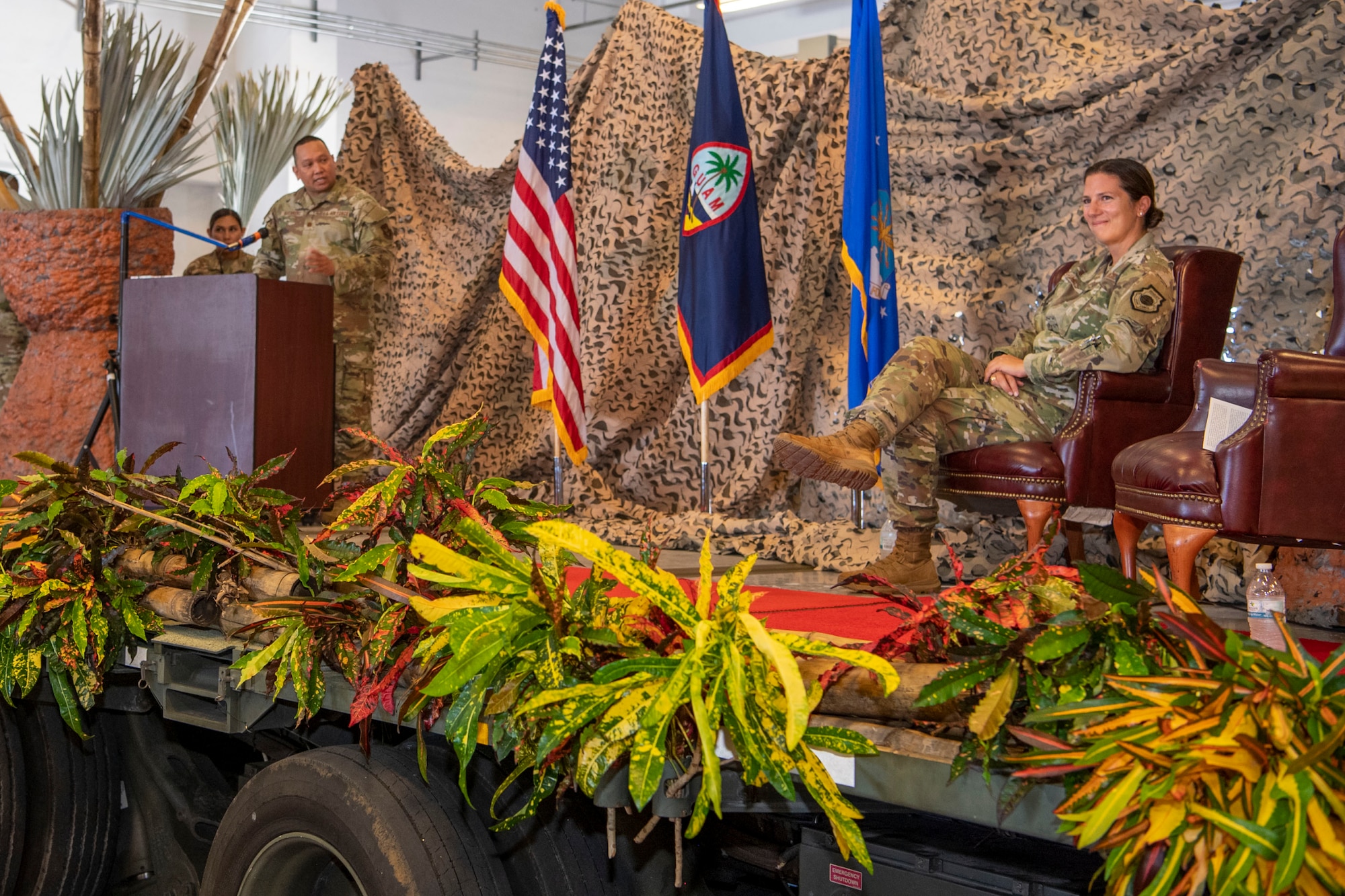 Maj. Benjamin G. Guerrero is the new 44th Aerial Port Squadron commander. Guerrero took command of the 44th APS during an assumption of command ceremony held at Andersen Air Force Base Guam, Sept.10, 2022.