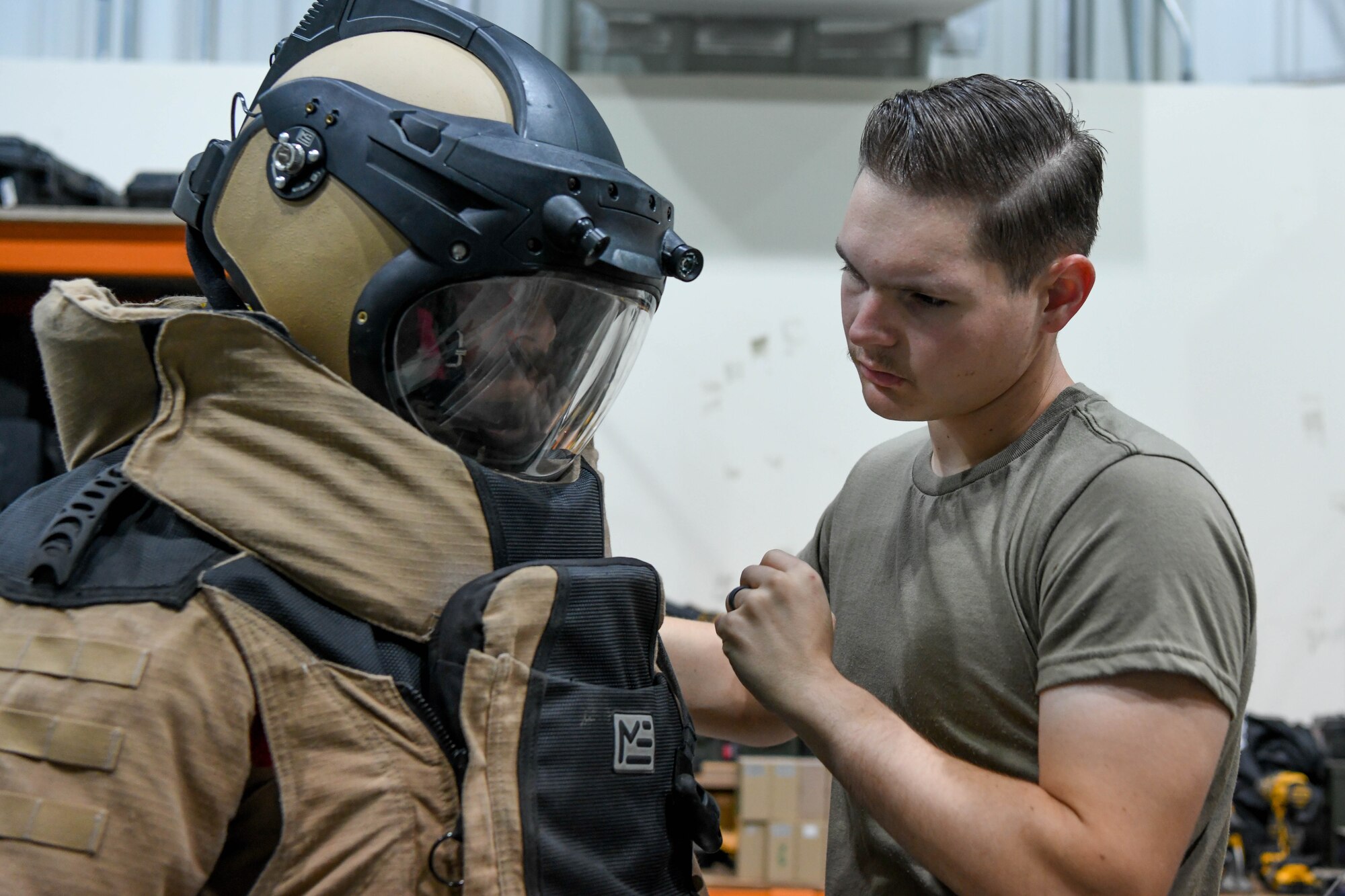 The 380th Expeditionary Civil Engineer Squadron’s Explosive Ordinance Disposal section hosted an EOD skills challenge September 5-9, 2022, at Al Dhafra Air Base, United Arab Emirates. Three teams of two were presented with various challenges to test their abilities as EOD technicians.