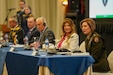 U.S. Army Gen. Laura J. Richardson, the commander of U.S. Southern Command, addresses attendees during the opening ceremony of the South American Defense Conference 2022 (SOUTHDEC 22).