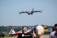 An EC-130J Commando Solo aircraft from the 193rd Special Operations Wing performs a flyover during Community Days at the Lancaster Airport in Lititz, Pennsylvania, Sept.17, 2022. Airmen from the 193rd SOW brought to close a 54-year chapter in the unit history as one of the three EC-130J Commando Solo aircraft delivered its final broadcast during the Community Days Air Show event.