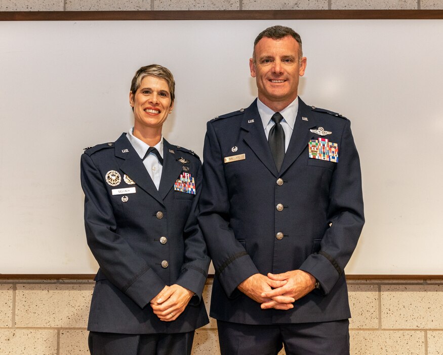 Airmen posing for photo.