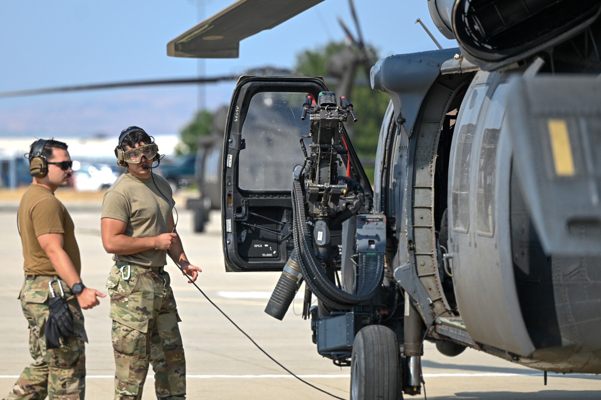 A photo of Airmen working.