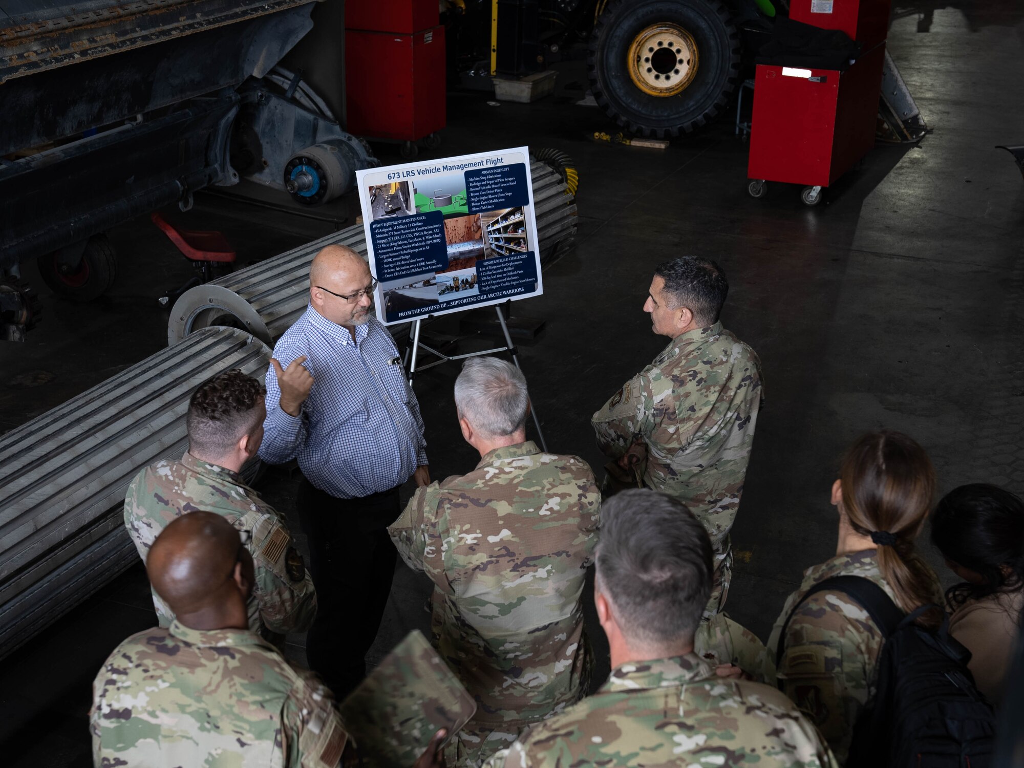 A photo of snow removal presentation.
