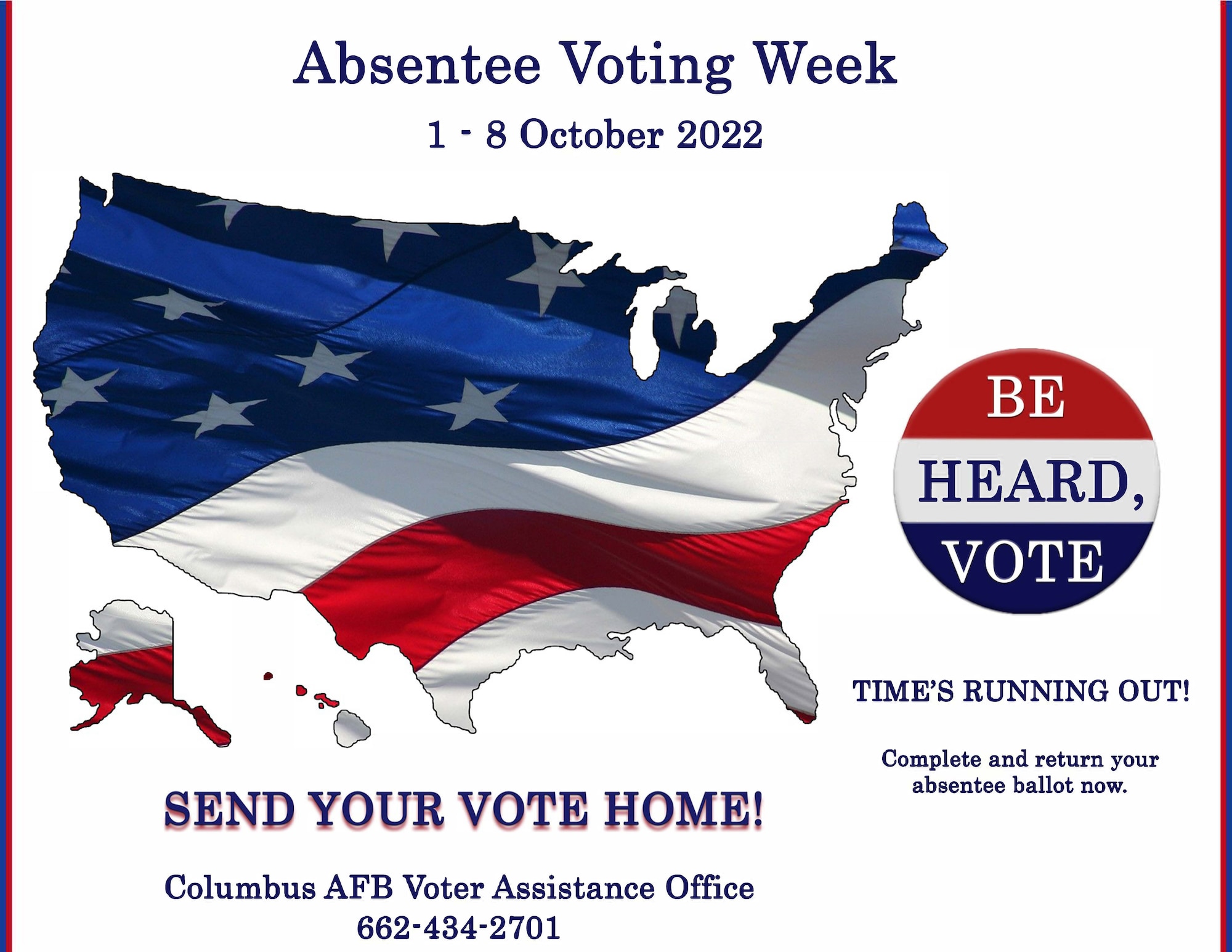Absentee Voting infographic