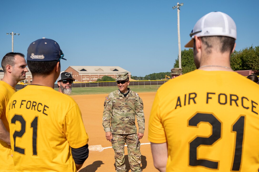 Joint Base Langley-Eustis hosted its first Hispanic Heritage Month softball game on September 16, 2022 in honor of Roberto Clemente, a native of Puerto Rico who played 18 seasons for the Pittsburg Pirates and former U.S. Marine from 1958-1964.