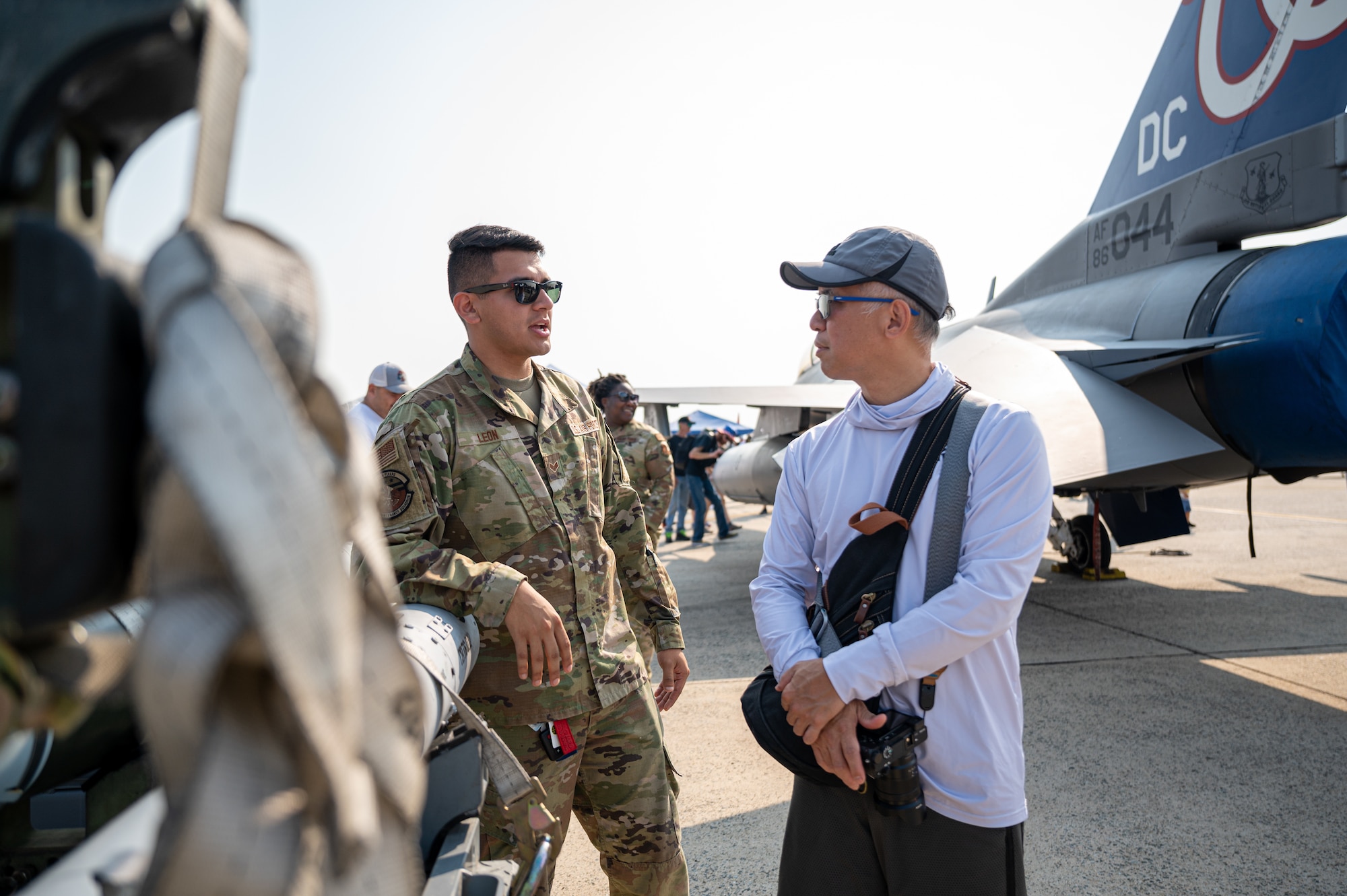 This year’s expo theme is "Innovate, Accelerate, Thrive...the Air Force at 75." The program of events included aerial demonstrations, aircraft static displays, vendors, and meet and greets.