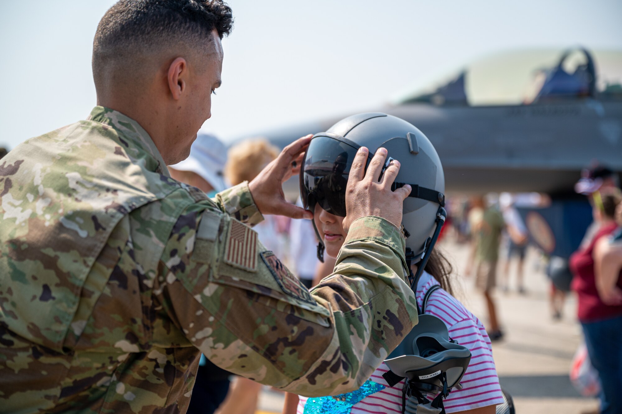 This year’s expo theme is "Innovate, Accelerate, Thrive...the Air Force at 75." The program of events included aerial demonstrations, aircraft static displays, vendors, and meet and greets.