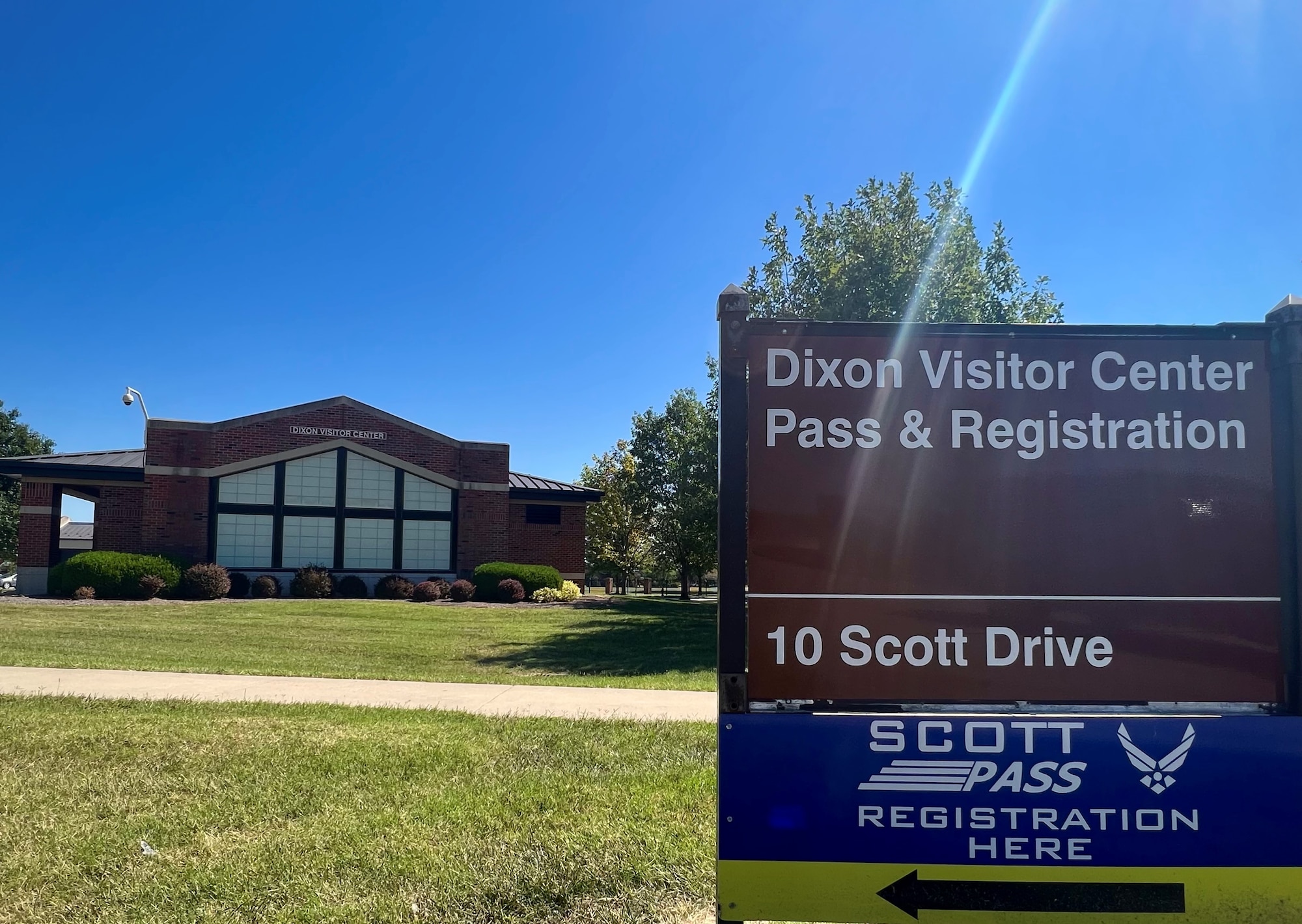 Dixon Visitor Center on Scott Air Force, Illinois, Sept. 20, 2022. (U.S. Air Force Photo by Tech Sgt. Patrick Wyatt)