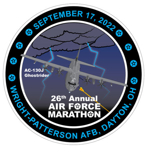 26th Annual Air Force Marathon logo