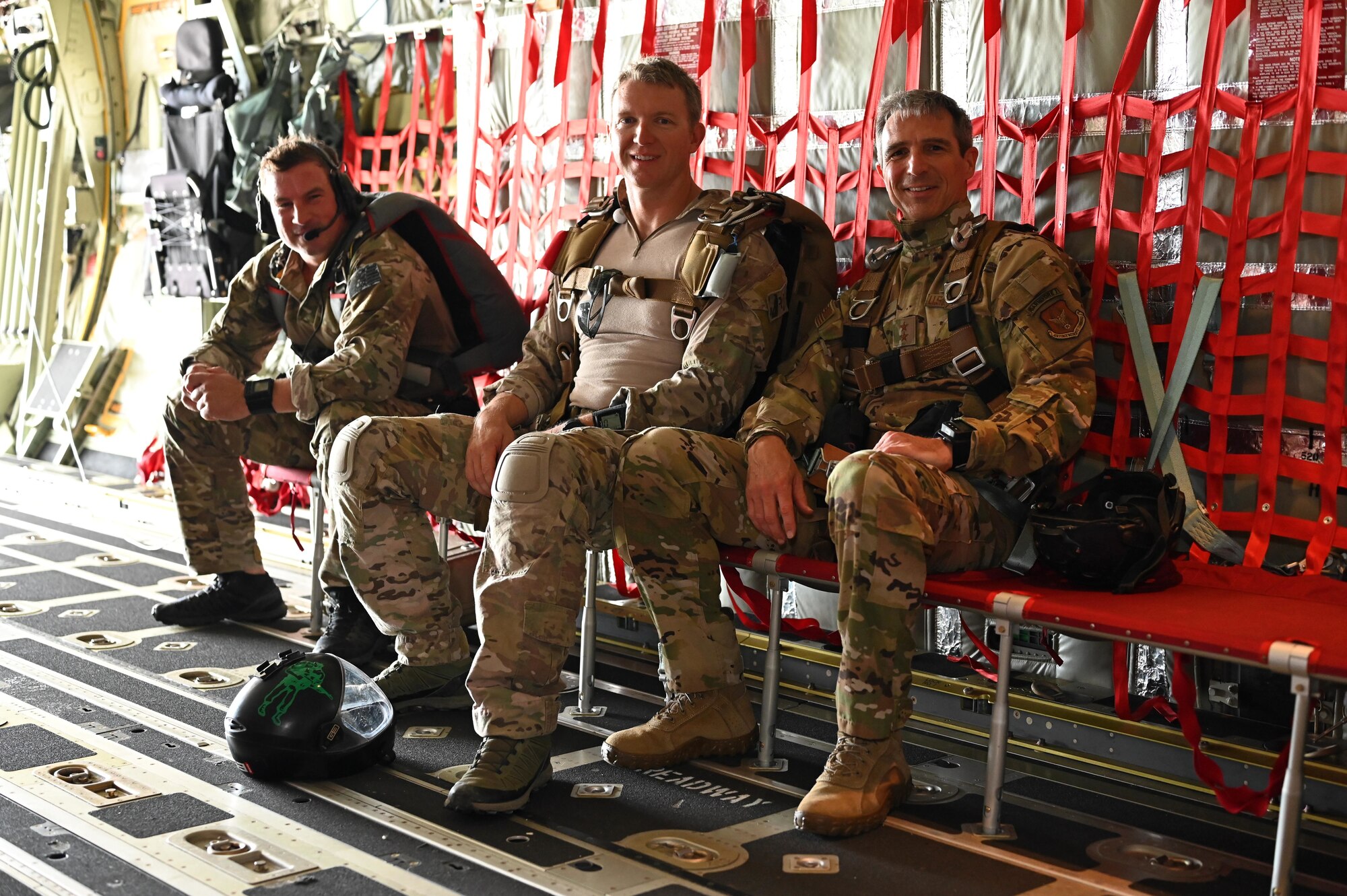 Maj Gen Radliff HC-130J jump