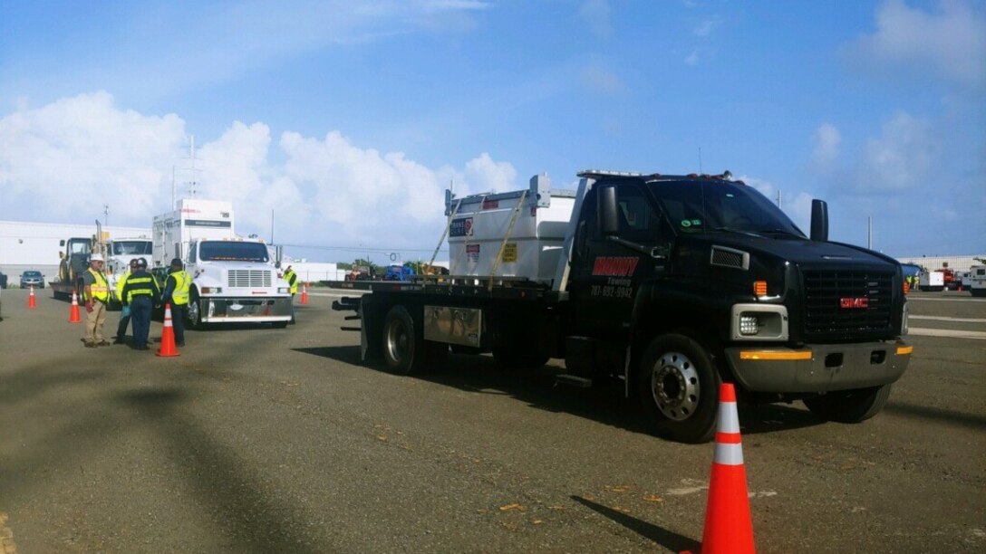 The first generator requested for temporary power in Puerto Rico after Hurricane Fiona is loaded and ready for transport. As soon as the work order is received, it will be transported and installed at Guanica Medical Center, Puerto Rico.