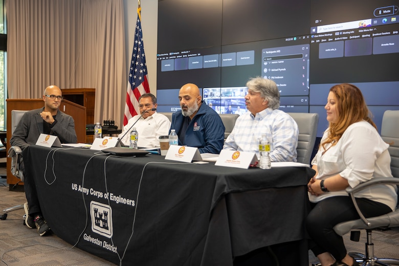 he U.S. Army Corps of Engineers (USACE) Galveston District celebrated Hispanic Heritage Month with a panel discussion on Hispanic participation in Science, Technology, Engineering, and Math (STEM) careers, September 21, 2022.

The Galveston District’s Hispanic Employment Program Manager, Carlos Gomez, assembled the panel of distinguished USACE engineers, to include: Construction Branch Chief Pablo Hernandez; Project Engineer Griselda Ahumada; Project Manager Eduardo Irigoyen; Water Management Section Chief Jennifer Ramos-Ortiz; Program Manager Rick Villagomez; Civil Engineer Dora Molina; and Civil Engineer Martin Puente.