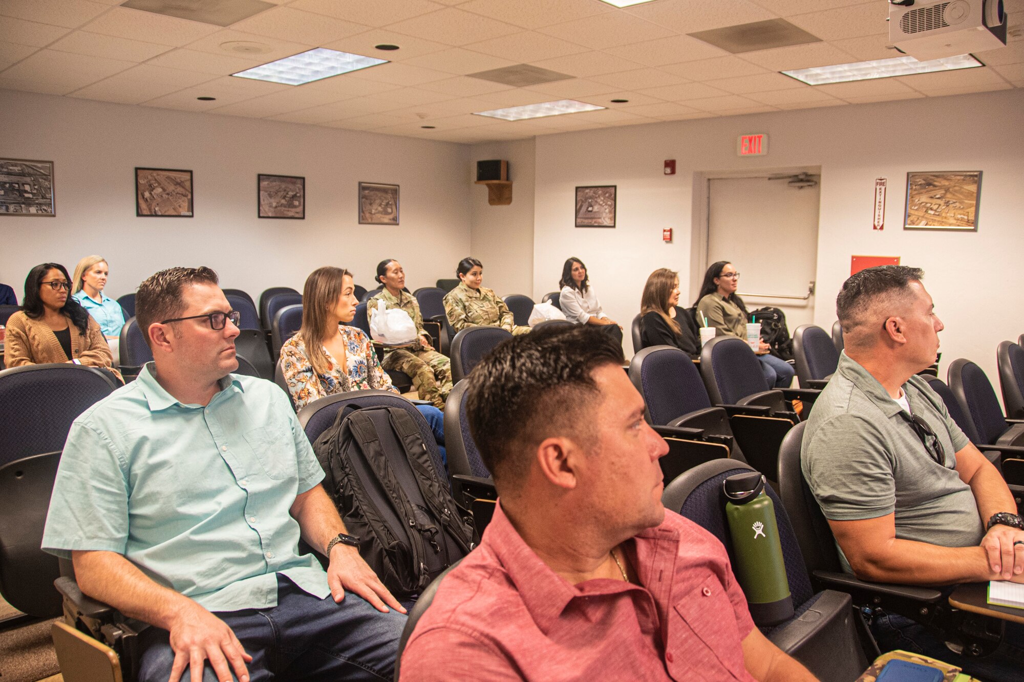 Sexual Assault Prevention and Response (SAPR) Victim Advocates (VAs) from military bases around Southern Arizona met for a 2-day refresher training at Morris Air National Guard Base, Tucson, Arizona. (U.S. Air National Guard photo by Staff Sgt. Van C. Whatcott)