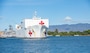 The Military Sealift Command hospital ship USNS Mercy (T-AH 19) arrives in Pearl Harbor after participating in Pacific Partnership 2022.