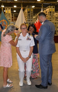 DLA Distribution Bahrain commander promoted to captain