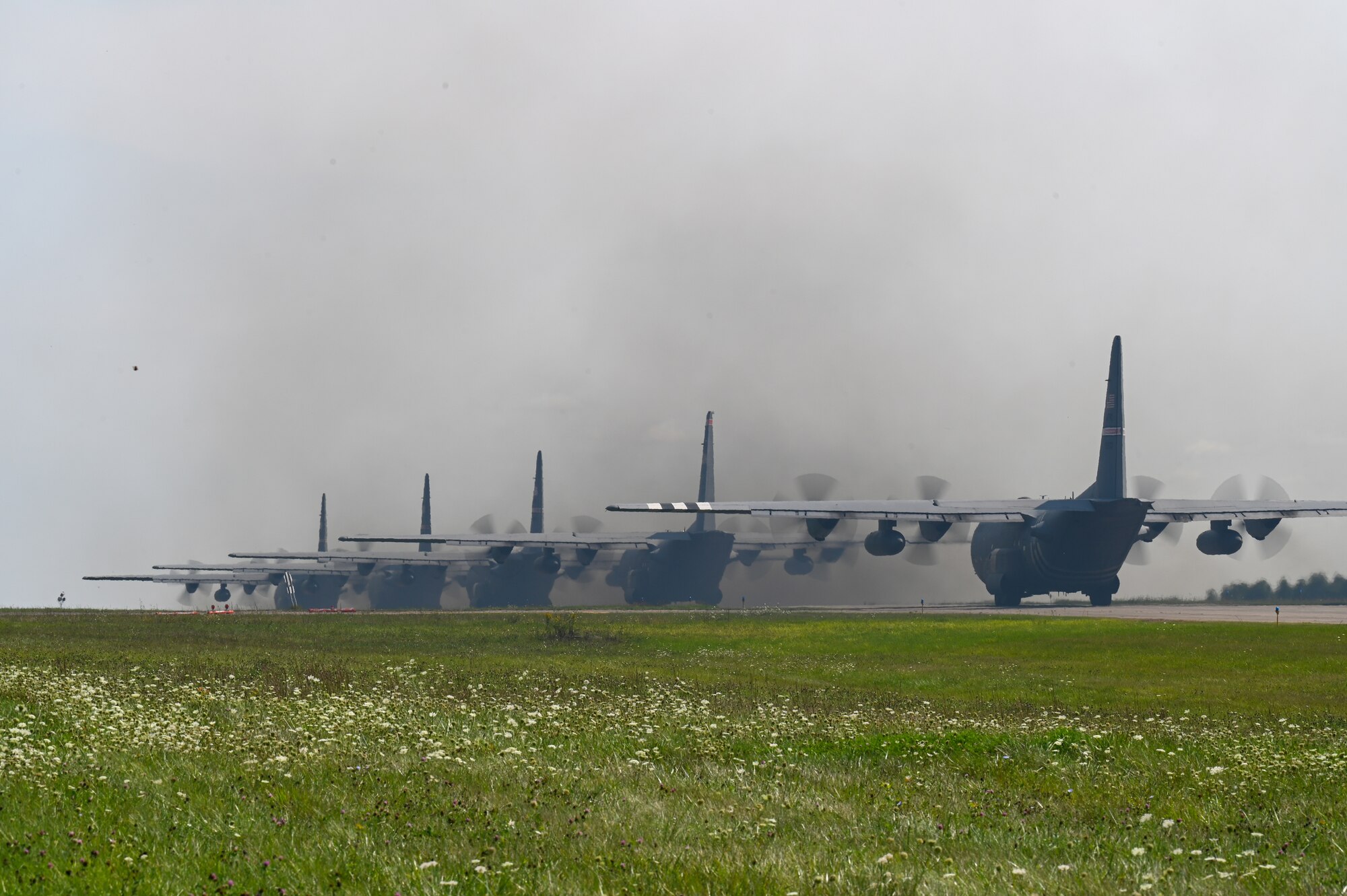 The 757th Airlift Squadron held their annual TAC week, a condensed week of flight training highlighted by a six-aircraft formation flight.