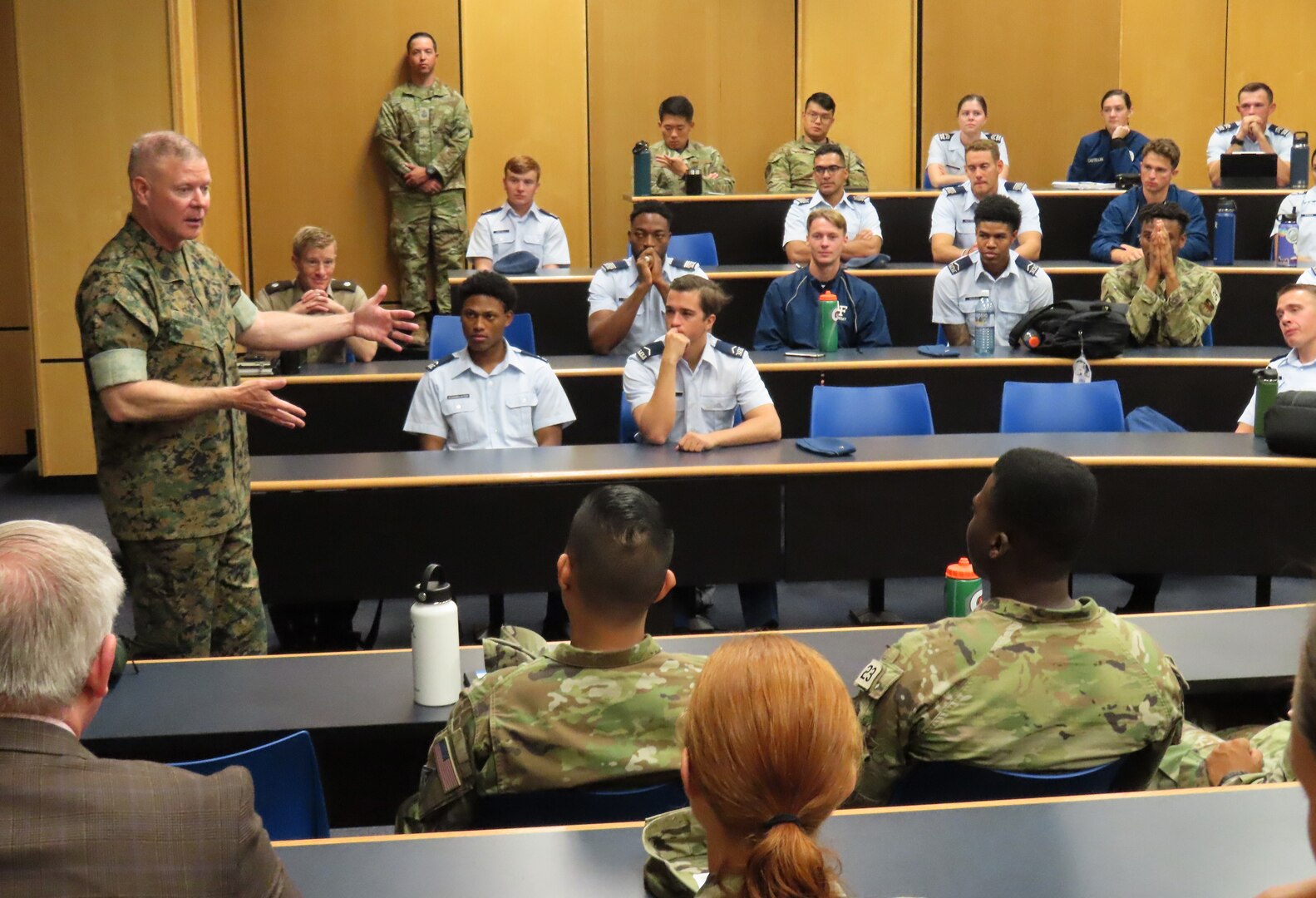 USSPACECOM CSEL briefs Air Force Academy Cadets
