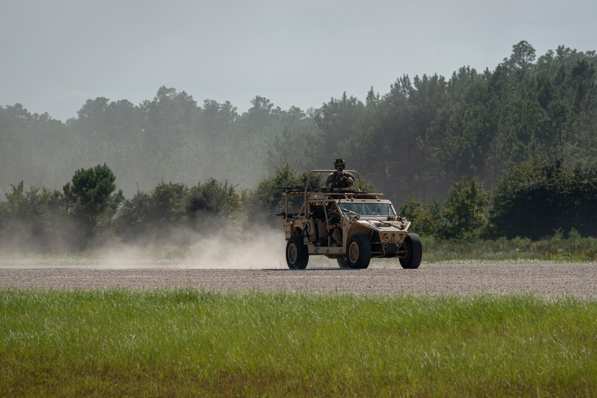 U.S. Air Force Airmen assigned to the 38th Rescue Squadron begin to participate in a combat search and rescue demonstration at Moody Air Force Base, Georgia, Sept. 15, 2022. Members of the Egyptian Naval and Air Forces participated in a CSAR subject matter expert exchange, supporting the strategic security relationship that exists between the U.S. and Egypt. Engagements such as this ensure that the security relationship is not only forged at the strategic level but also the tactical and operational levels, creating a cohesive, layered approach to creating a safe and stable theater. (U.S. Air Force photo by Senior Airman Jasmine M. Barnes)