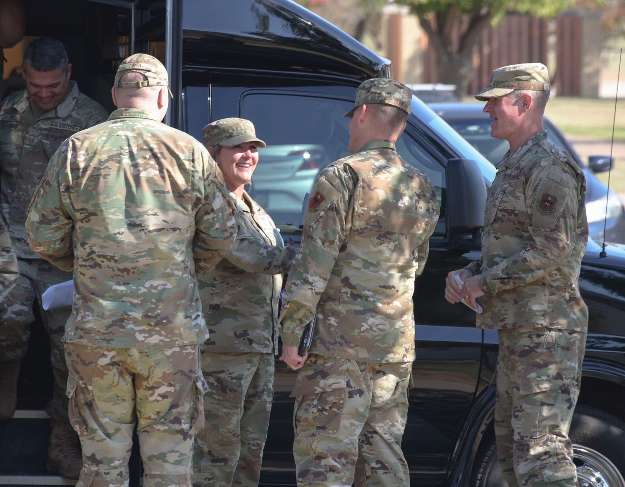 Newest Members of Second Air Force Command Team Experience Innovation During Sheppard Immersion Tour