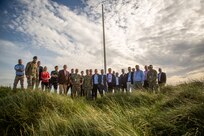 .S. and U.K. government and military leaders pose for a group photo, Sept. 7, 2022, prior to a demonstration during Exercise Atlantic Thunder 2022 in the Hebrides Islands, Scotland.