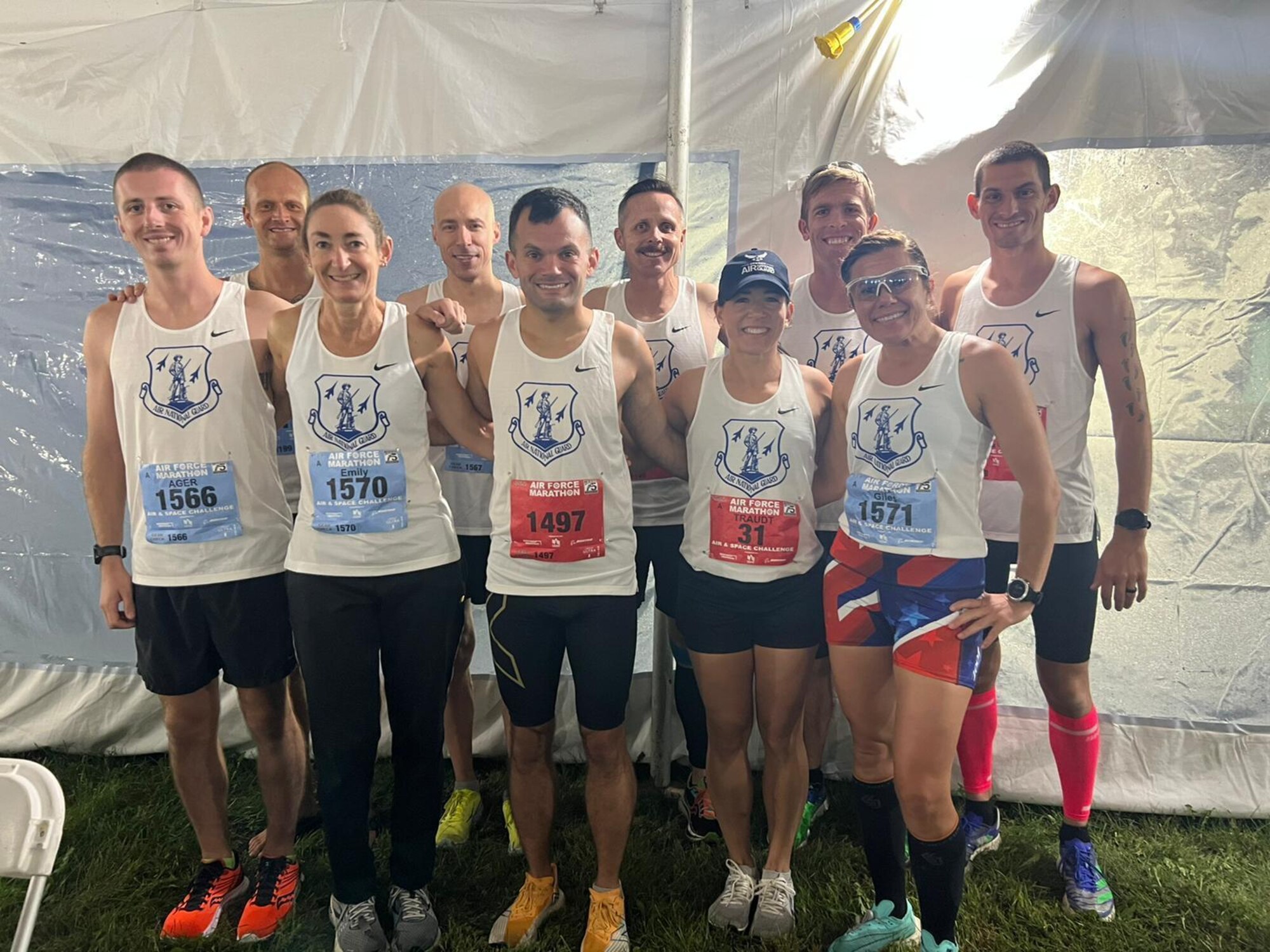 Oregon Guardsman represents 142nd Wing at 2022 Air Force Marathon