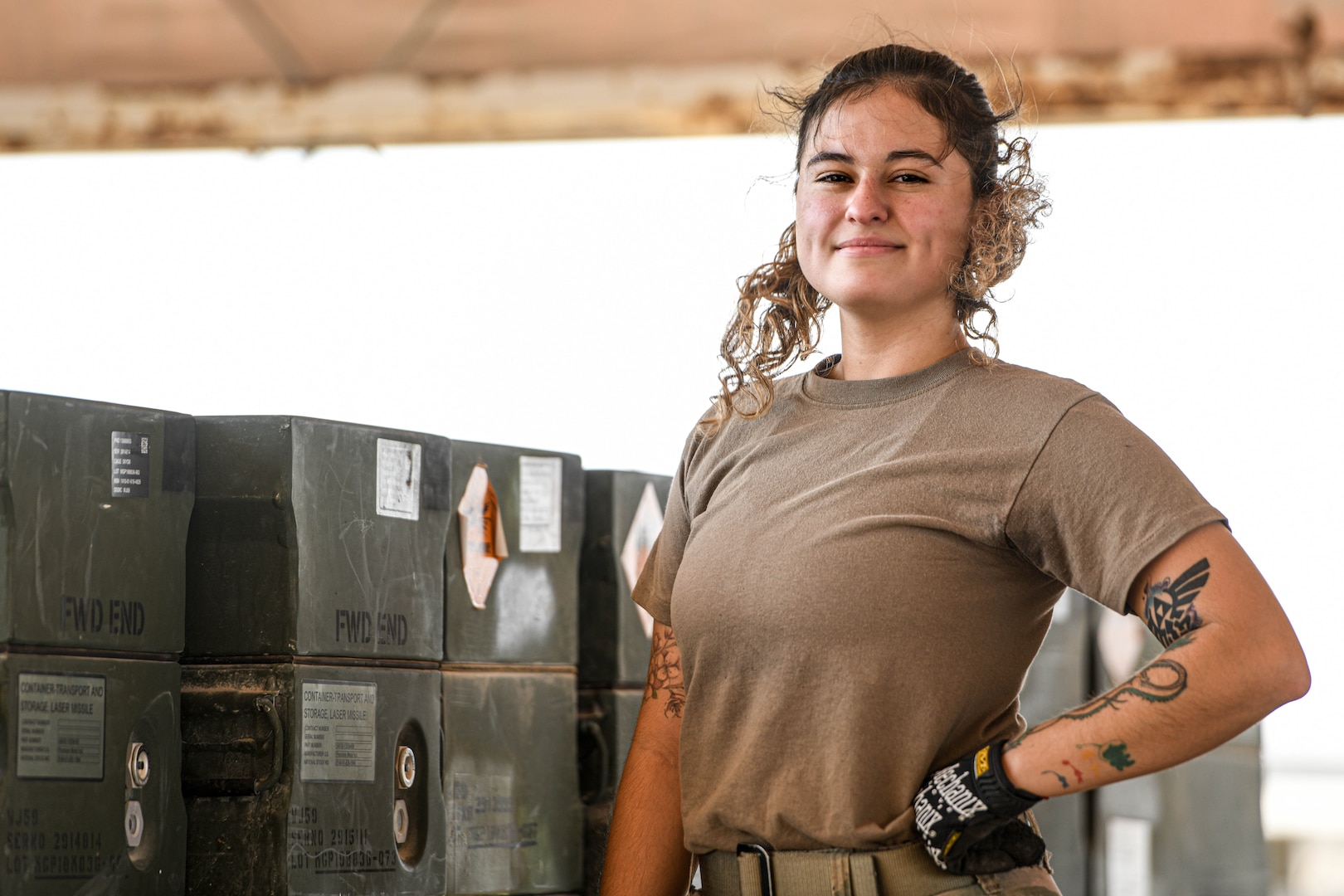 Senior Airman Jennifer Alvarenga, a munitions control specialist assigned to the 380th Expeditionary Maintenance Squadron, is a first generation, Salvadorian/American. Alvarenga says that finding friendships in those with similar experiences, gives her a sense of family away from family.