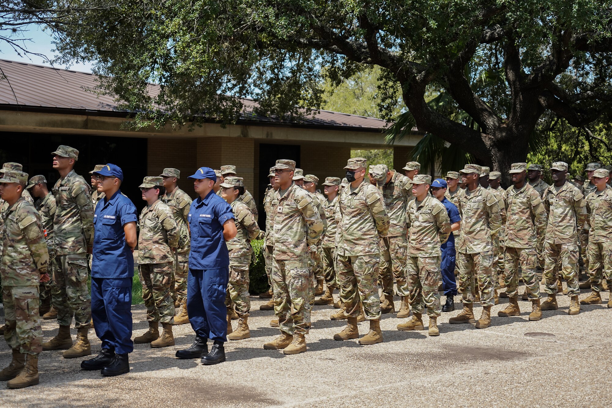 Coast Guard joins DLIELC's Echo Company