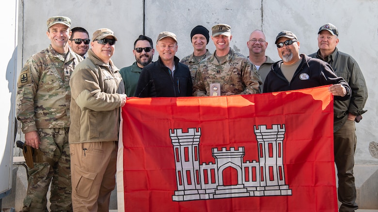 Group photo of USACE Team at Al Asad Air Base, Iraq