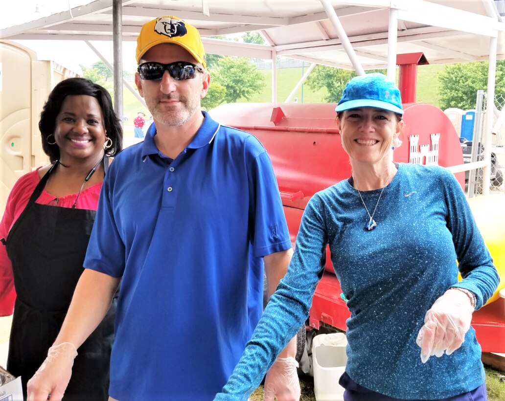 District Counsel Suzy Weil poses with Memphis District colleagues.