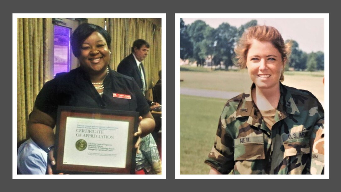 (left) Operations Division Andrea Williams and (right) District Counsel Suzy Weil are the first women to hold leadership positions historically held by men.