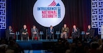 NSA Deputy Director George Barnes speaks during a panel at the 2022 Intelligence and National Security Summit.