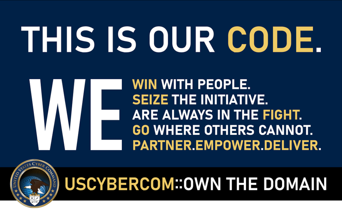 THIS IS OUR CODE - USCYBERCOM